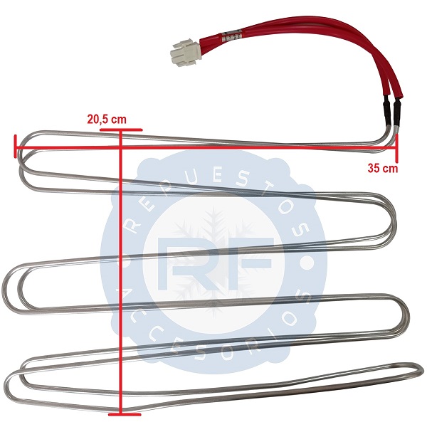 RESISTENCIA HELADERA WHIRLPOOL ARB220 ⁄ ARB221 ⁄ ARB250 ⁄ ARB254 ⁄ WRM37 ⁄ WRM 38 ⁄ WRM39 ⁄ WRM43 ⁄ Y