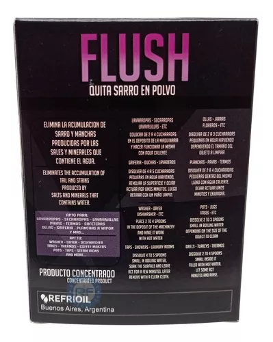 QUITA SARRO FLUSH EN POLVO 100GRS  