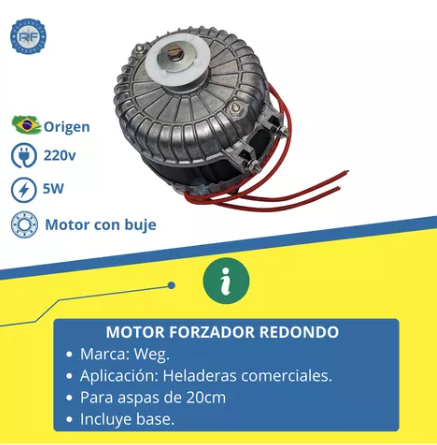 FORZADOR REDONDO COMERCIAL 5W WEG  