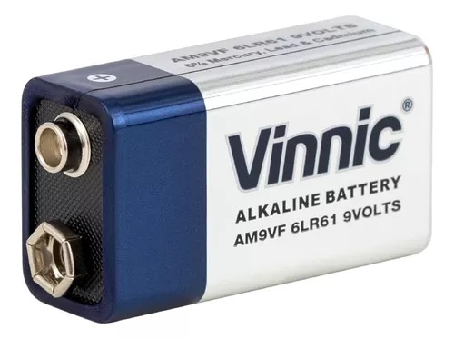 BATERIA 9V ALCALINA VINNIC AM9VF  